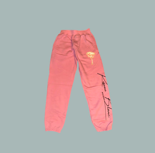 Women's Rain & Bloom Sweatpants - Light Pink