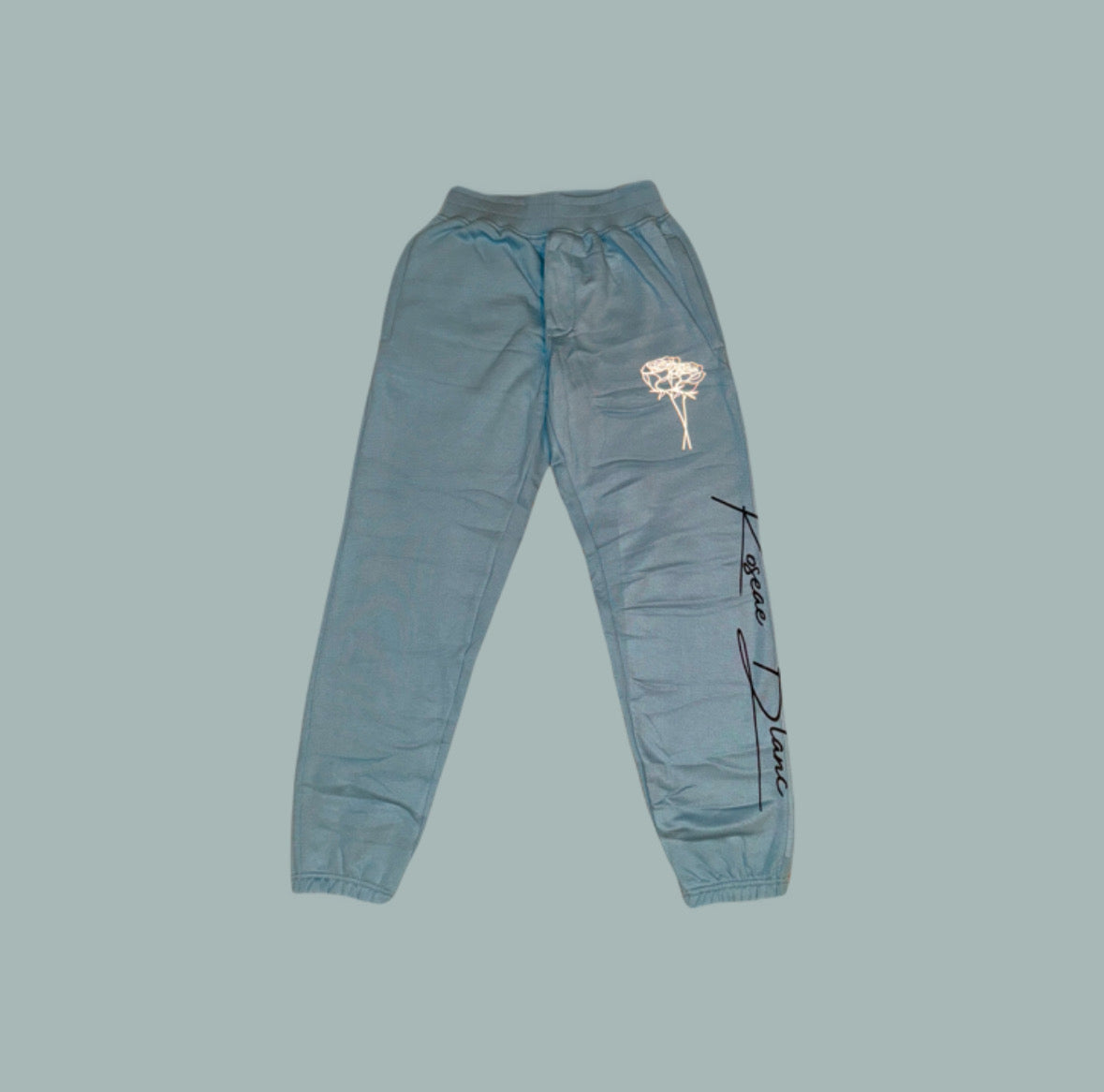 Women's Rain & Bloom Sweatpants - Light Blue