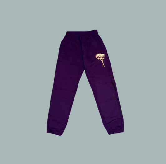 Women's Rain & Bloom Sweatpants - Purple