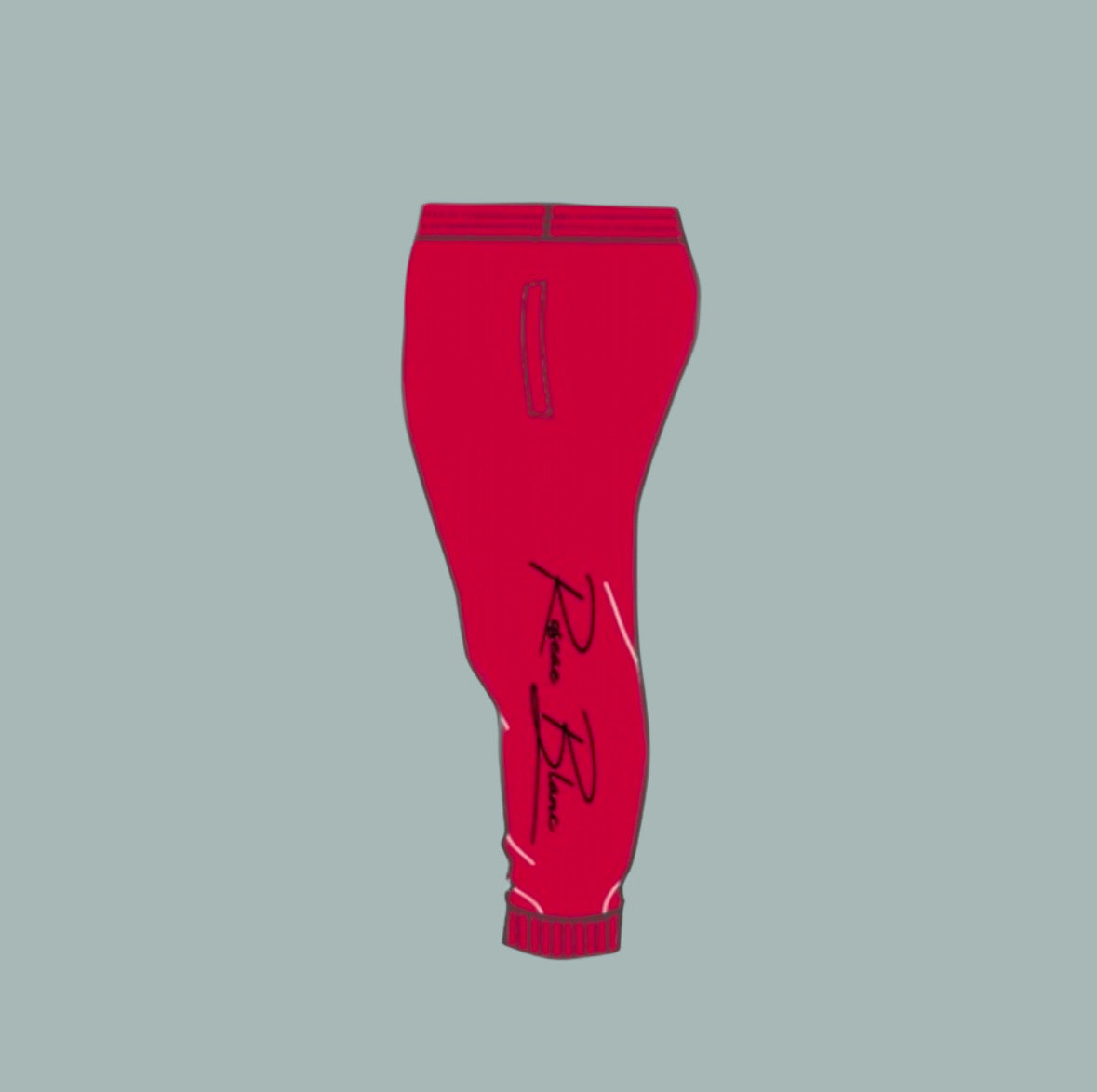 Women's Rain & Bloom Sweatpants - Red